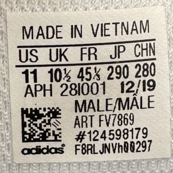 Adidas Stan Smith Shoes Mens Size 11 White Leather Graffiti Heel Tennis FV7869 - Picture 10 of 10